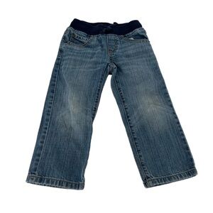 Gymboree Straight Leg Elastic Waistband Jeans Size 3T Kids
